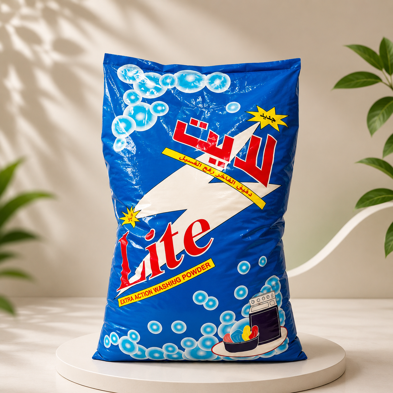 مسحوق غسيل لايت Lite عالي الرغوة 25 كجم – منظف ملابس بتركيبة فعالة ومفعول مضاعف