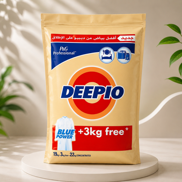 مسحوق غسيل ديبيو Deepio مركز لإزالة الدهون 22 كجم (19 + 3 كجم مجانًا)