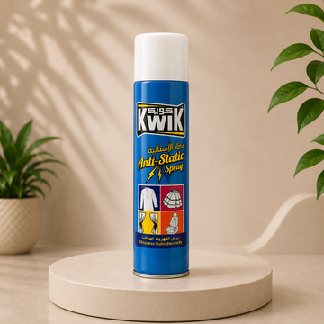 بخاخ مضاد للكهرباء الساكنة كويك (Kwik Anti-Static Spray) 300 مل – عبوة 2 حبة
