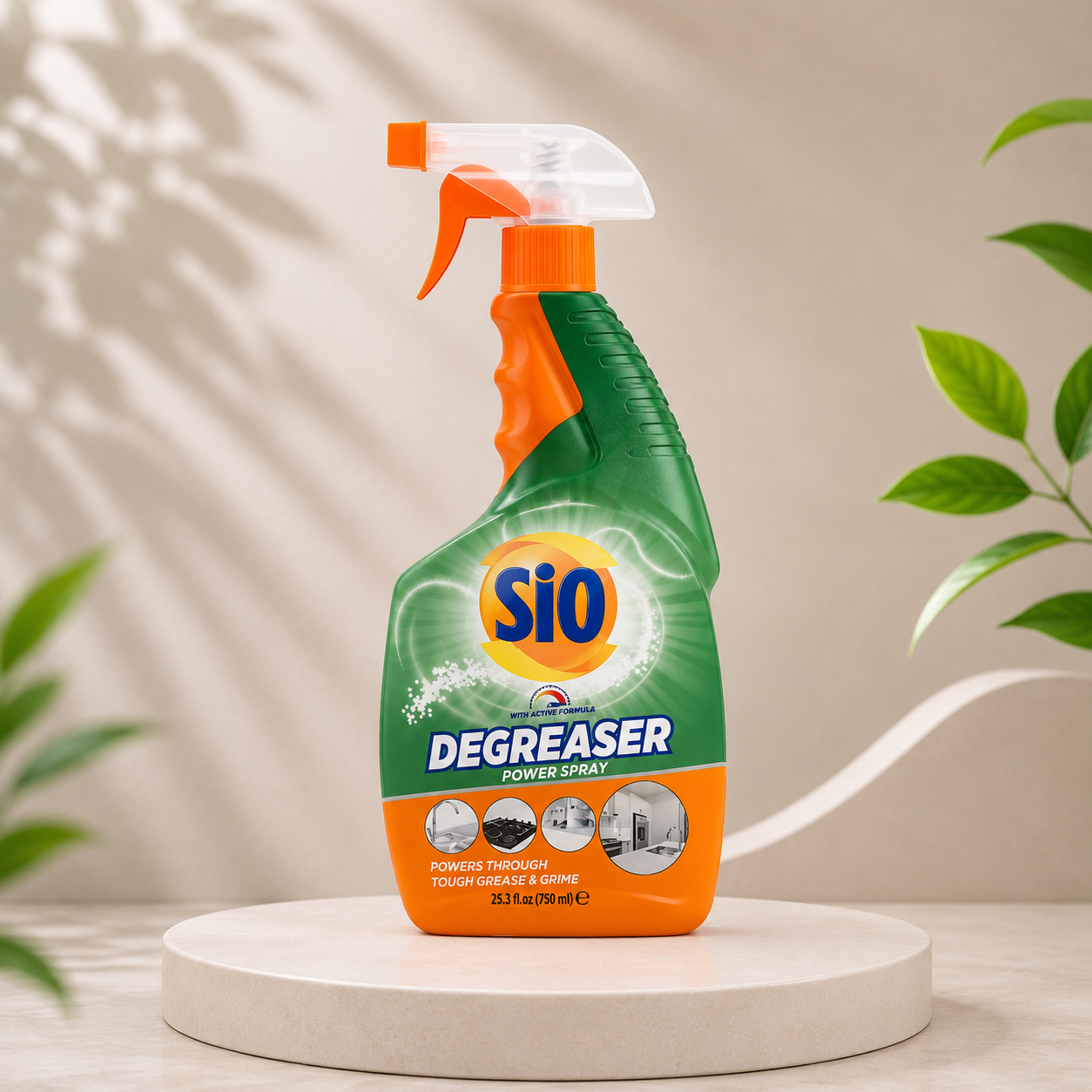 بخاخ مزيل الدهون سيو (Sio Degreaser Power Spray) 750 مل - 2 حبة