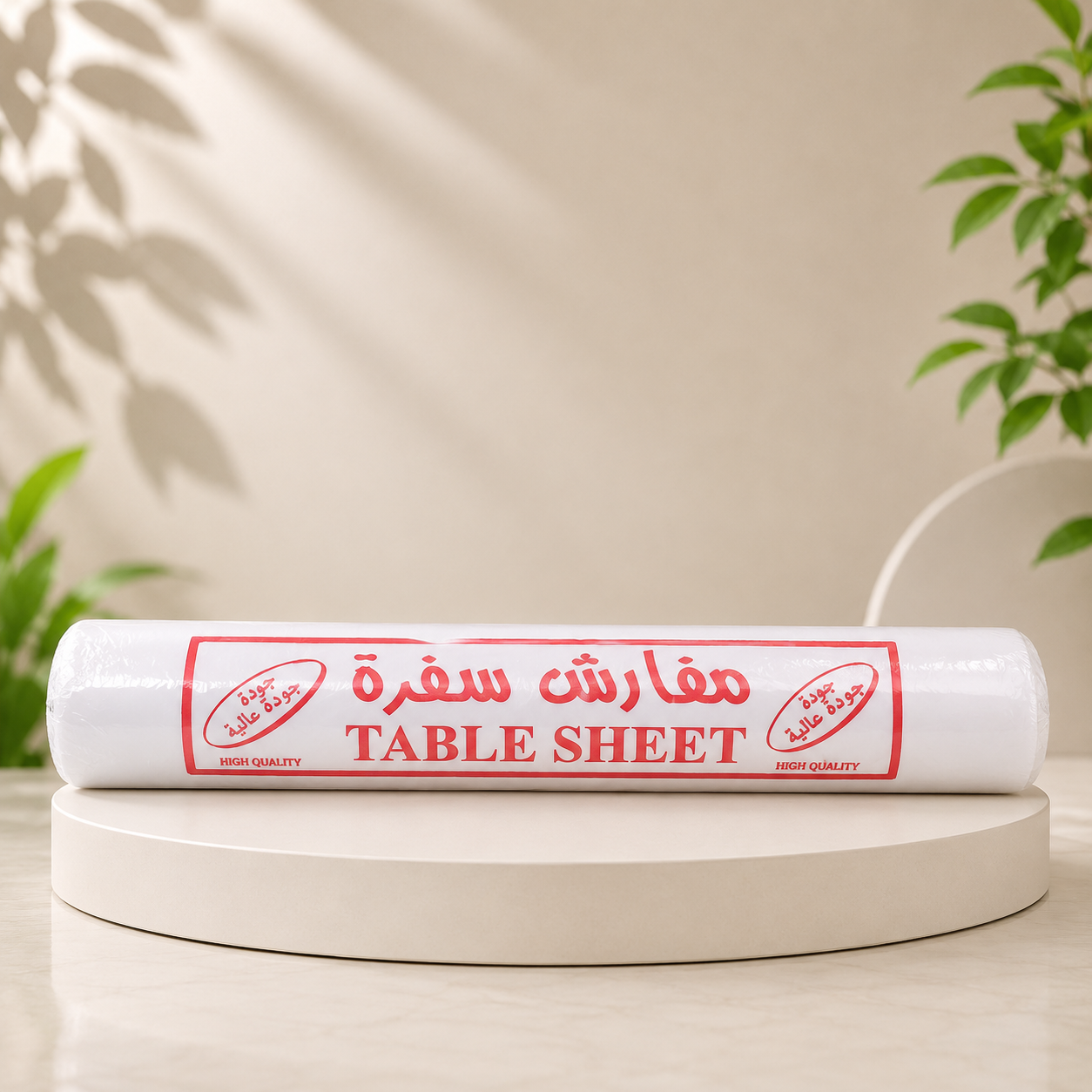 رول مفرش سفرة بلاستيكي