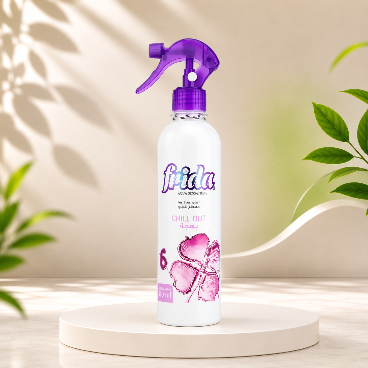 معطر جو فريدا أكوا سنسيشن بهجة Chill Out 460 مل – بخاخ تعطير المنزل والمكتب برائحة منعشة تدوم طويلاً