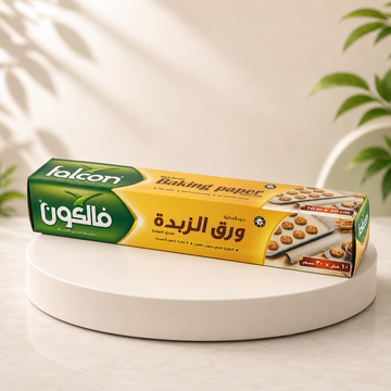 ورق خبز (ورق زبدة) من العلامة التجارية فالكون (Falcon) بطول 10 أمتار وعرض 30 سم